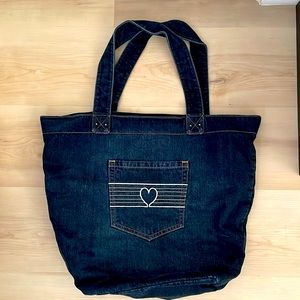 Denim Lucky Brand Lined Tote